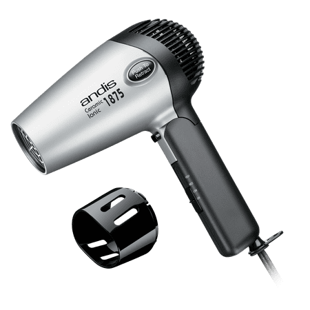 Andis Fold-N-Go Ceramic Ionic Dryer with 4 Air Speeds, 1875 (Best Ceramic Ionic Hair Dryer)