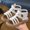 White, variant on Girls Flat Sandals Gladiator Sandals For Kids Toddler Open Toe Summer Beach Shoes Lightweight Casual Outdoor Footwear Pink 1.5-2 Years