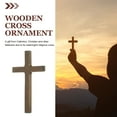 thumbnail image 3 of 10pcs Wooden Small Cross Ornaments Church Adornments Handheld Cross Props, 3 of 9