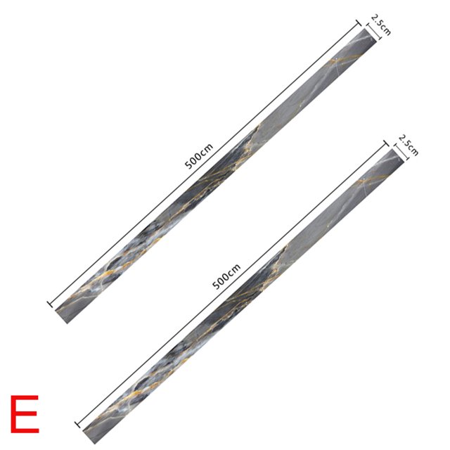 CAROOTU Self Adhesive Wall Seam Line Sticker Waterproof Floor Crevice Line Sticker Decoration Tape