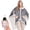 Gray, variant on MEUDYT Wearable Heated Throw Blanket for Adult, Electric Heated Wrap Poncho Shawl with Pockets, 6 Heating Levels & 2 to 10 Hours Time Settings, 50.1" x 60.1", Gray