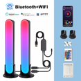 thumbnail image 1 of Barras de luz LED RGB con Control de sonido, iluminación nocturna inteligente con Bluetooth para juegos, lámpara de decoración de TV, nueva música, 1 of 4