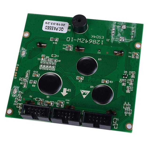 Módulo de pantalla LCD de impresora 3D Unidad de pantalla integrada con perilla de cables Accesorio de impresora 3D Vogacara EL5569-00