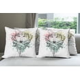 thumbnail image 6 of Ambesonne Abstract Throw Pillow Cover 4 Pack, Wild Tribe Animal Wolf, 24", Multicolor, 6 of 7