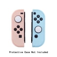 thumbnail image 3 of PlayVital Silicone Joystick Caps for Nintendo Switch, Switch Lite & OLED – Thumb Grip Covers, White, 3 of 8