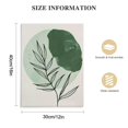 thumbnail image 2 of ARISTURING Sage Green Boho Wall Posters &amp; Prints, Sage Green Wall Art, Mid Century Modern Wall Decor Canvas Wall Art, Minimalist Geometric Abstract Green Boho Bedroom Wall Art, 2 of 5