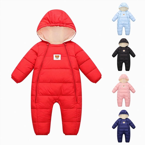 6-12 Months Newborn Preemie Boys Girls Underwear Pajamas Rompers Infant Snowsuit Toddler Winter Coat Baby Girl Clothes Warm Jacket 0 3 3 6 Month Pink Bodysuit Baby Gift