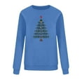 thumbnail image 4 of Aboser Christmas Sweatshirts for Women Merry Christmas Tree Graphic Shirts Loose Long Sleeve Xmas Vacation Pullover Christian Tops Blue XXXL, 4 of 7
