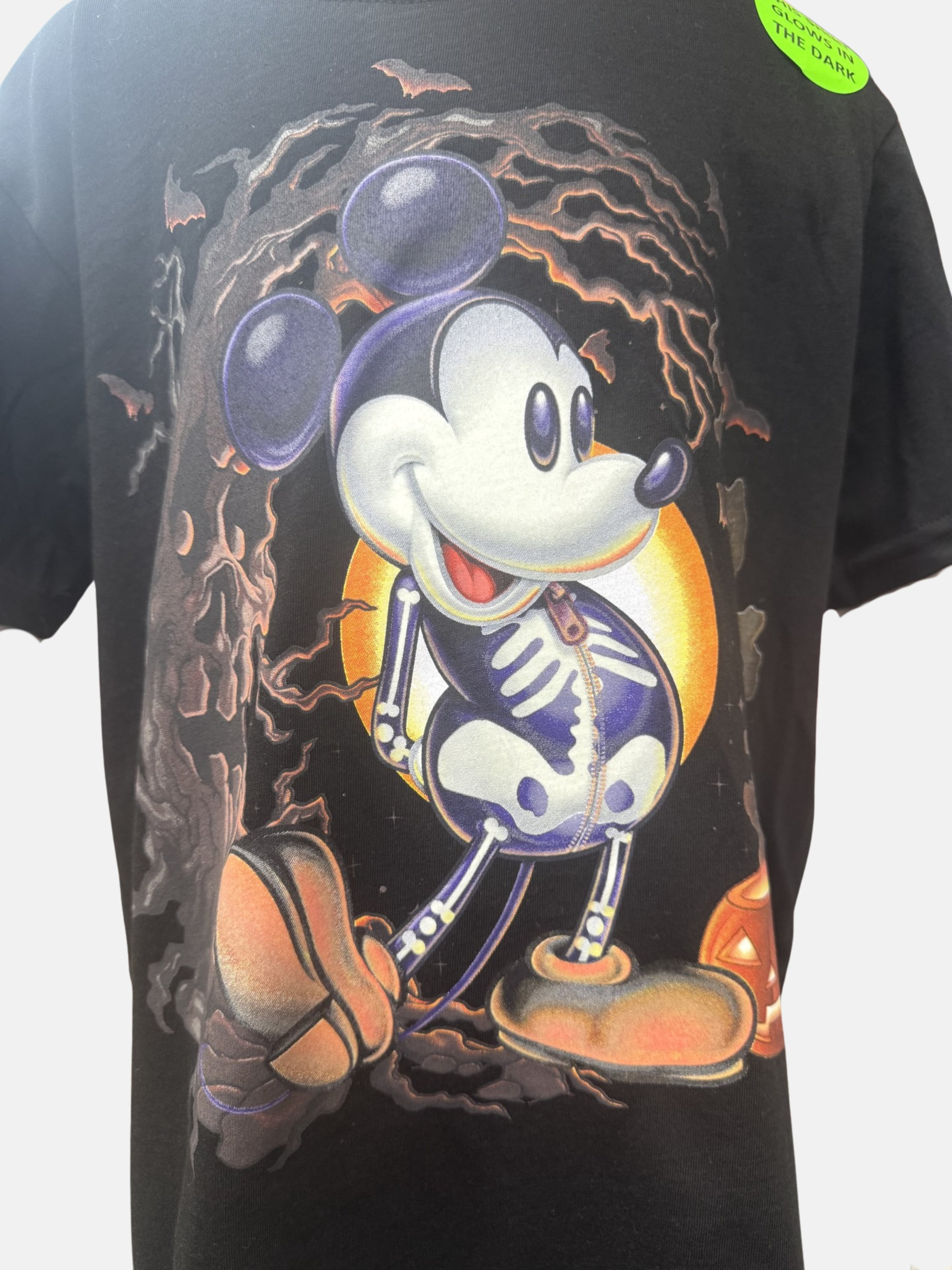 Disney GITD Halloween Spooky Mickey Adult Tee