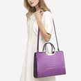 thumbnail image 2 of Women Handbag Top Handle Shoulder Bag Tote Satchel Purse Work Bag with Matching Wallet, 2 of 5