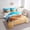 Blue Orange, variant on Erosebridal Kawaii Starfish Bedding Twin Size, Summer Beach Bedding Sets Twin Size, Marine Seashell Reversible Bed Set, Super Cozy Room Decoration, 7-Piece