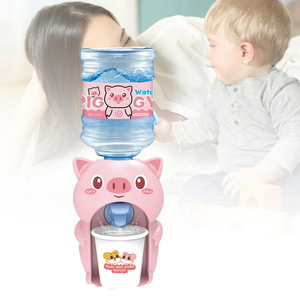 Cheers Cartoon Pig Mini Drinking Fountain Water Dispenser Kids Pretend Play House Toy