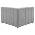 thumbnail image 5 of Sofa Corner Chair, Fabric, Light Grey Gray, Modern Contemporary Urban Design, Living Lounge Room Hotel Lobby Hospitality, 5 of 7