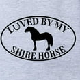 thumbnail image 2 of CafePress - Shire Horse - Cute Infant Baby Football Bodysuit, 2 of 3