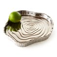 thumbnail image 2 of Jiallo 69110 8.75 x 8 in. Botanic Porcelain Tree Bark Tray, Silver, 2 of 2