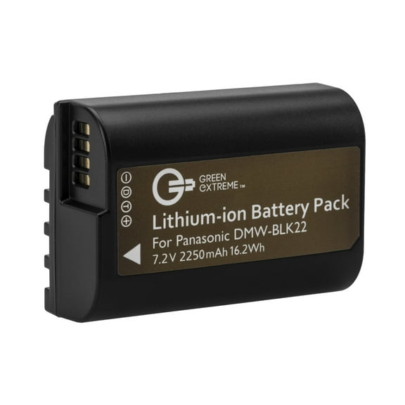Green Extreme DMW-BLK22 7.2V 2250mAh Lithium-Ion Rechargeable Battery Pack