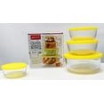thumbnail image 1 of Gia's Kitchen Glass Bowl Set with Lids (4 Piece), 1 of 1