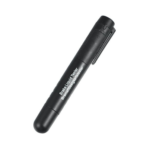 1pcs Brake Fluid Liquid Tester Pen Auto Brake Diagnostic Testing Tool with 5 LED Indicators for DOT3 DOT4 Brake Fluid