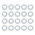thumbnail image 1 of 20Pcs SAE 1/2" Zinc-Plated Carbon Steel Internal Tooth Lock Washer, 1 of 6