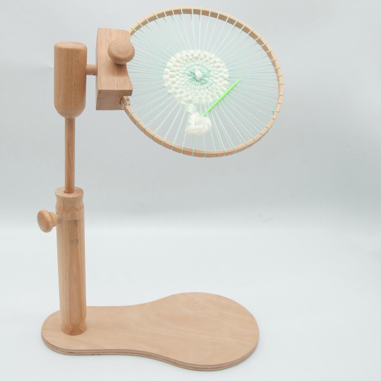 Protable Max 28m Wooden Embroidery Lap Stand Hoop Adjustable Desktop Stand Stitch Rack Frames Adjustable Sewing Needlework Tool