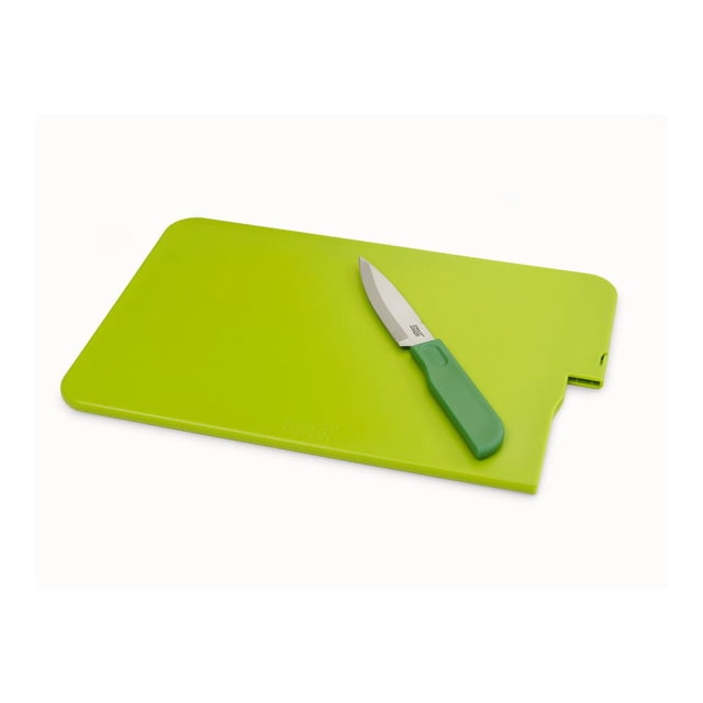 Tabla para cortar con cuchillo integrado Joseph Joseph color verde