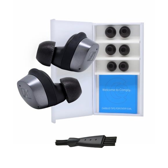 Las puntas de repuesto de espuma viscoelástica cumplen con TrueGrip Black