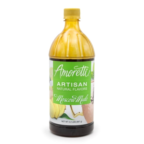 Amoretti - Natural Moscow Mule Artisan Flavor Paste 2.2 lbs - Use In Pastry, Savory, Brewing & Ice Cream Applications, Preservative Free, Gluten Free, No Artificial Sweeteners, Highly Concentrated