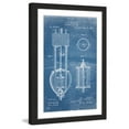 thumbnail image 2 of "Arc Lamp 2 1893 Blueprint" Framed Painting Print, 2 of 4