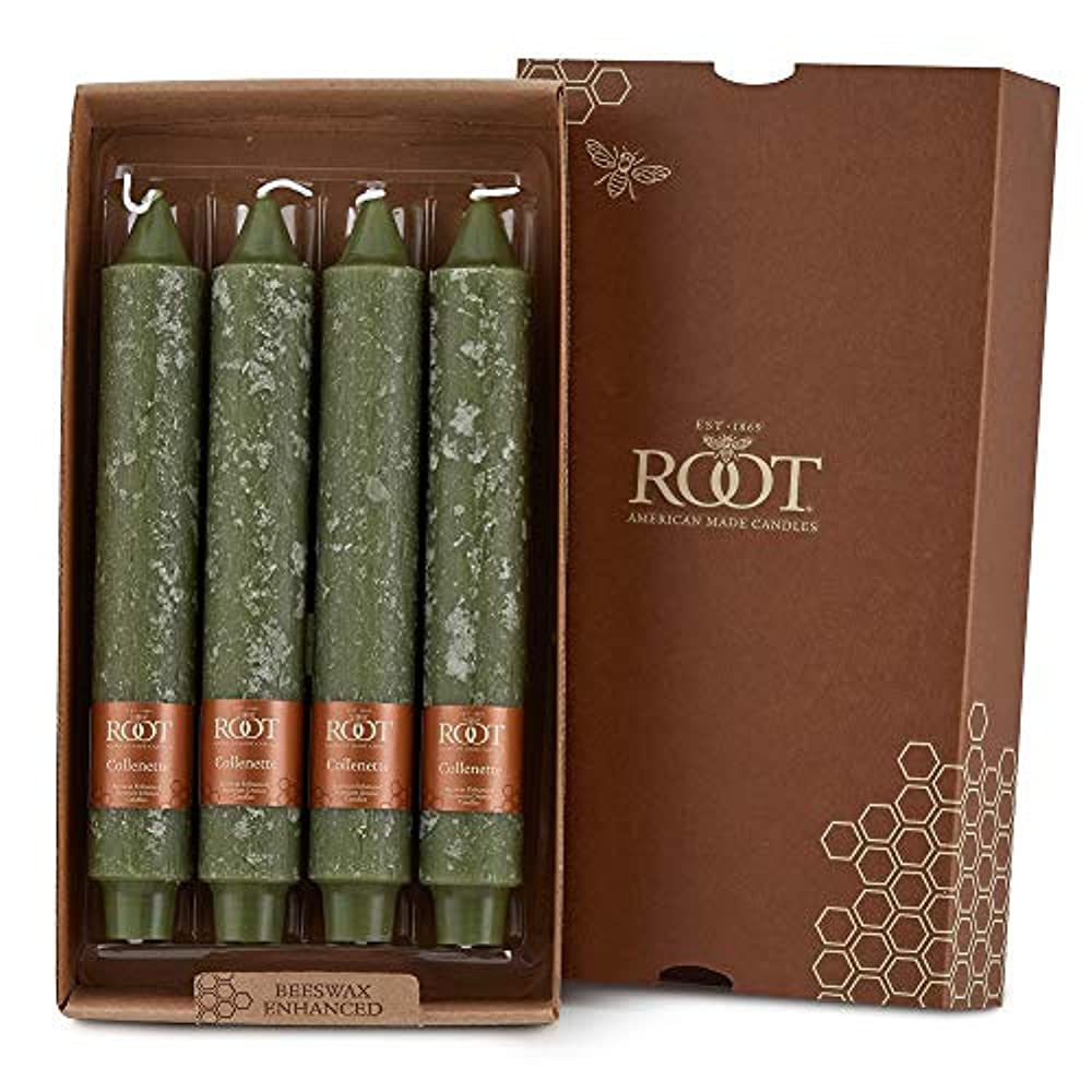 Root Candles Unscented Timberline 9Inch Dinner Candles, 4