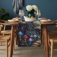 thumbnail image 2 of Mushroom Table Runner - 48 Inch Long, Kitchen Dining Table Runner Dresser Scarves, Dream Forest Wooden Cottage Floral Plant Farmhouse Decor for Coffee Tables Wedding Party Banquet, 2 of 8