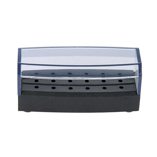 18 Holes Cleaning Box Case Dental Bur Burs Block Holder Autoclavable