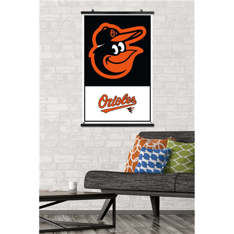 Baltimore Orioles Punisher Logo Baseball Poster, Orioles Print