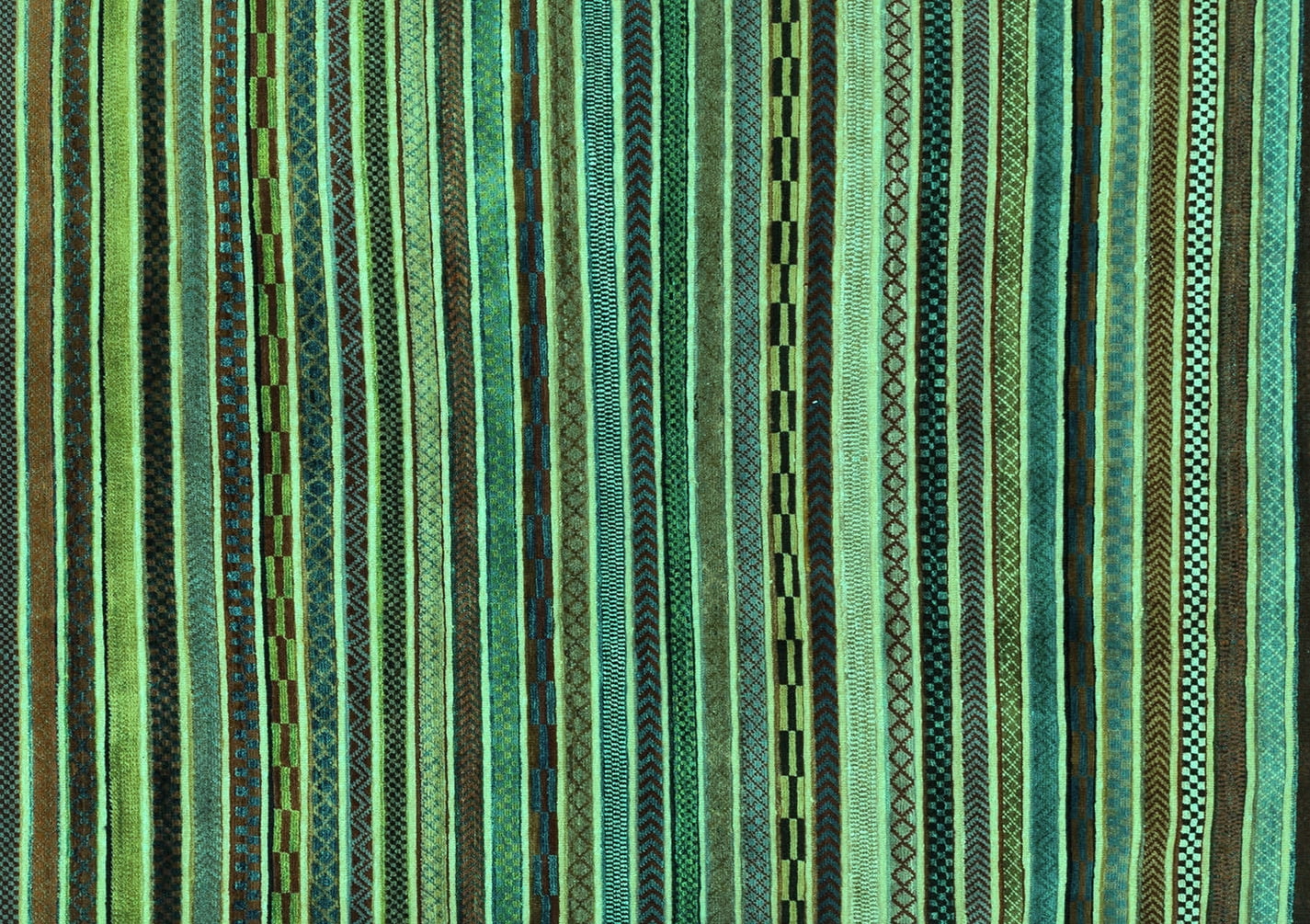 Ahgly Company Indoor Rectangle Abstract Turquoise Blue Modern Area Rugs ...