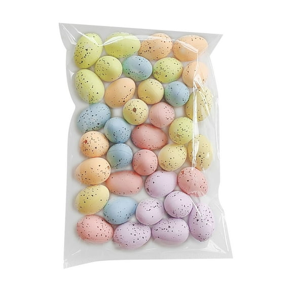 CuiLiyq Easter Speckled Eggs, 36 Pcs Easter Eggs Decorations, Easter Eggs for Farmhouse Party Basket Fillers Seasonal Table Setting, Spring Home Wedding Table Decor