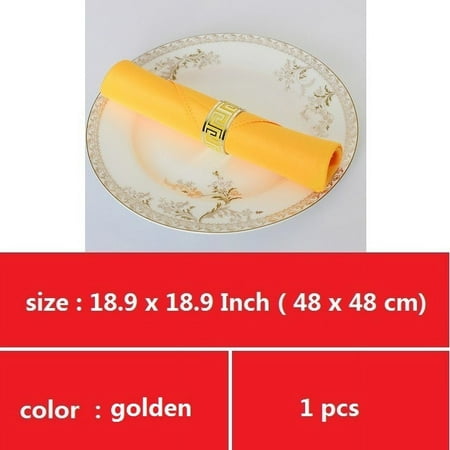 

dosil 18.9” Oversized Cloth Dinner Table Napkins - Machine Washable Restaurant/Wedding/Hotel Quality Polyester Fabric Weddings Parti
