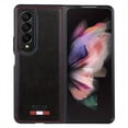 thumbnail image 3 of Artificial Leather Shockproof Phone Case For Samsung Galaxy Z Fold 4 3 5g Fold3 Fold4 Folding Business Protective Slim Mobile Cover, 3 of 4