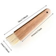 thumbnail image 5 of Natural Bristle Pastry Brushes with Wooden Handle - 2 Pack Kitchen Baking Brushes for Basting, Spreading Butter, Oil, Marinade, BBQ Sauce - Ideal for Cooking, Baking and Grilling, 5 of 9