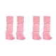 thumbnail image 4 of Guardurnaity 2 paquetes/lote estilo textura todo Fashinable 2 piezas colorido elegante calentador de piernas para textura Multicolor todo fósforo Rosa 1 2piezas, 4 of 6