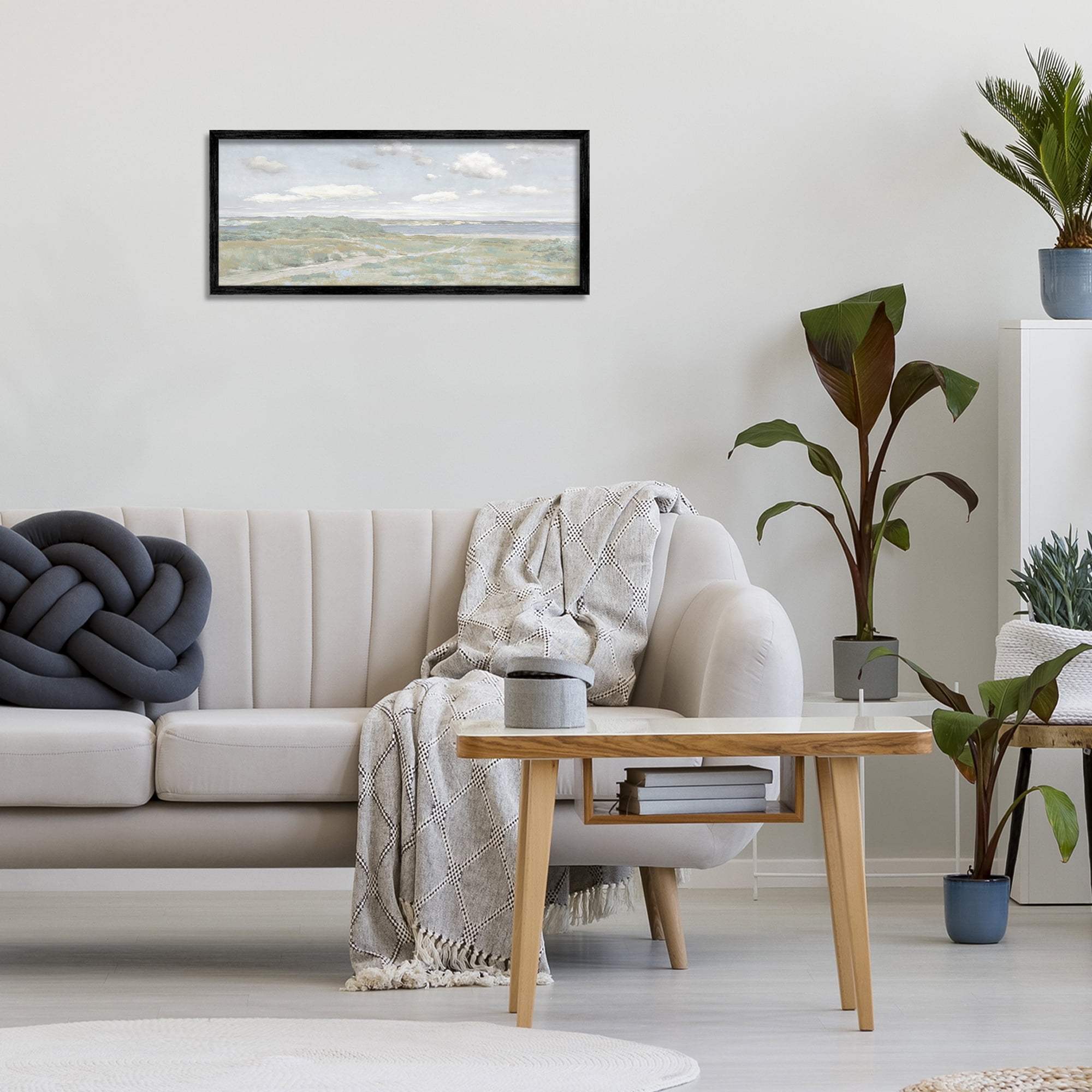 Stupell Industries Path To The Water Black Framed Giclee Art, design by Christy McKee