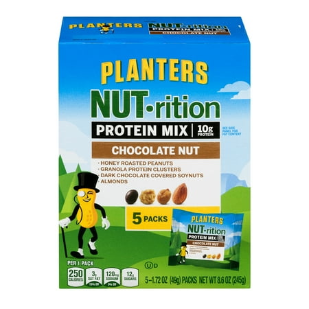 Planters Nut-rition Protein Mix Chocolate Nut - 5 CT1.72 OZ