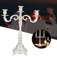 thumbnail image 3 of Stylish Design  Ornament Kit Retro Candle Holder, Durable Candlestick, Reusable Candlestick, Candlelight Dinner Props, For Office Home, 3 of 8