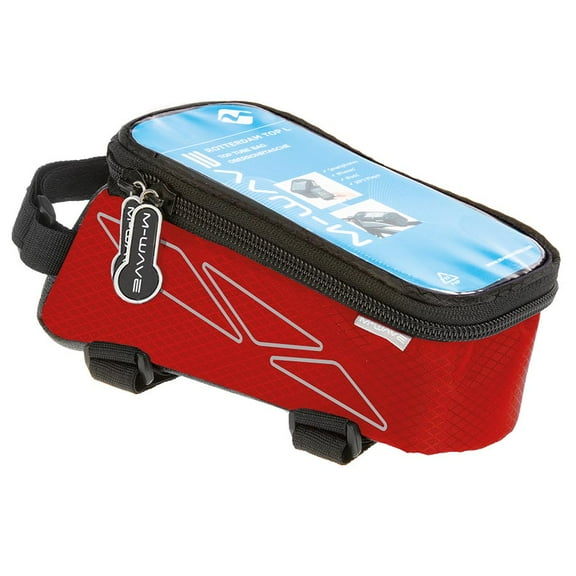 M-Wave Rotterdam Smartphone Top Tube Bag in Red