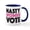 White/Navy Inside, variant on CafePress - Nasty Women Vote Mug - 11 oz Ceramic Mug - Novelty Coffee Tea Cup