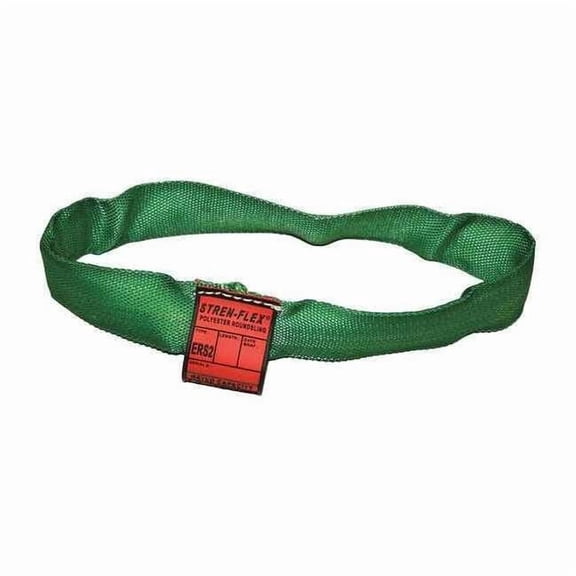 Stren-Flex Round Sling,Endless,Green,6 ft. L STRERS2-06