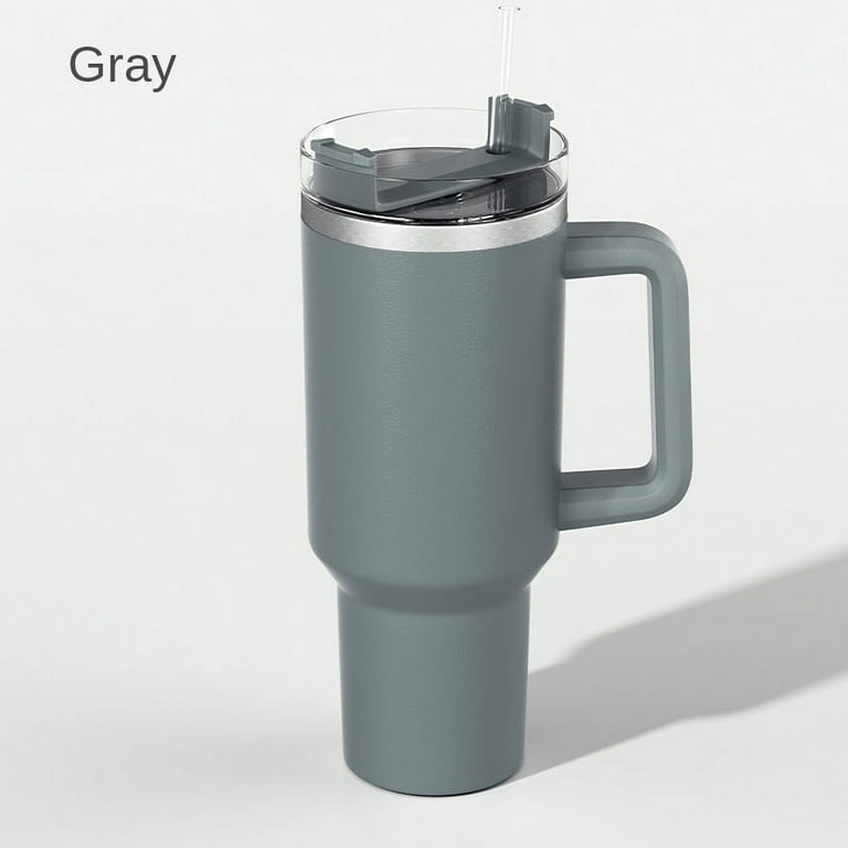 HYDRATE Tumbler with Handle 24oz Gray Coffee Mug, Stainless Steel Reusable  Travel Mug, BPA-Free and …See more HYDRATE Tumbler with Handle 24oz Gray