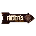 thumbnail image 1 of SignMission D-A-999726 6 x 18 in. Indoor & Outdoor Decor Direction Sticker Vinyl Wall Decals - Motorcycle Riders - 24 in., 1 of 1