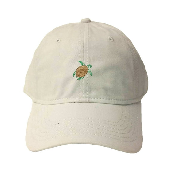Go All Out Adult Sea Turtle Embroidered Deluxe Dad Hat
