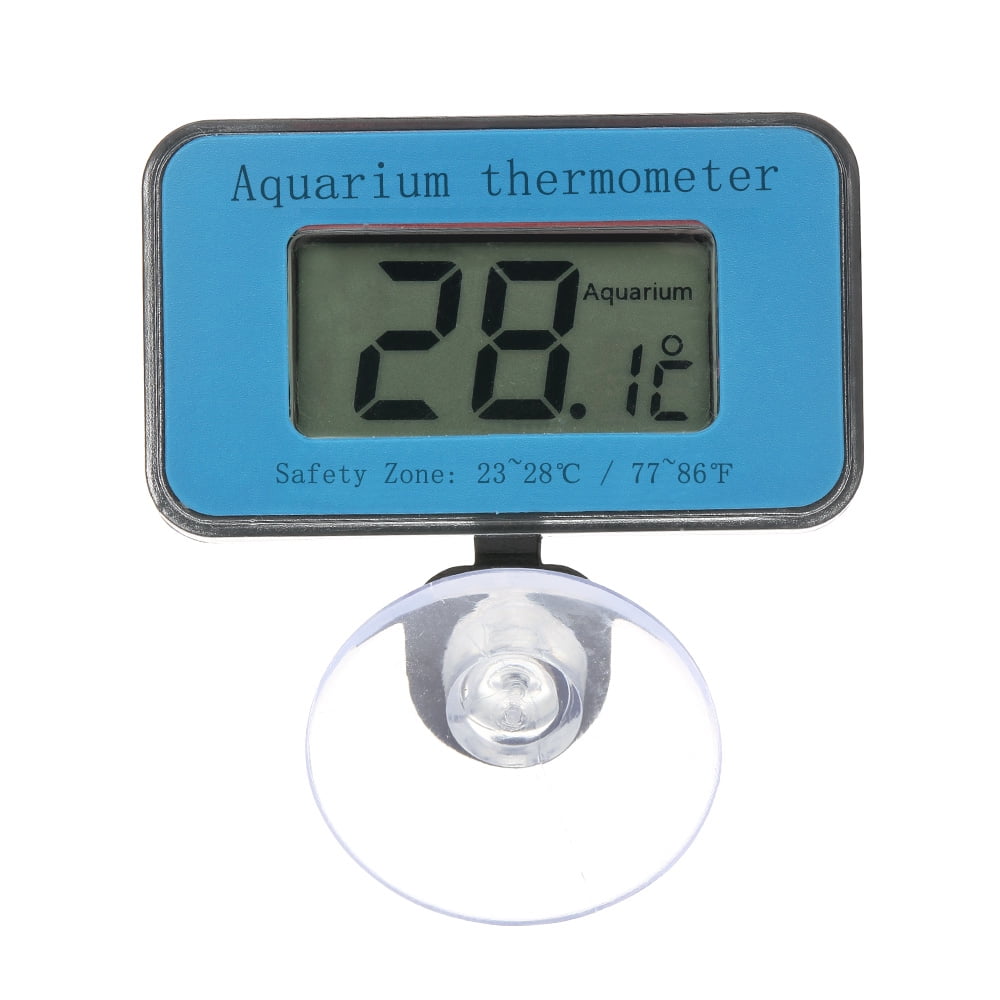 Digital LCD Aquarium Thermometer with Suction Cup Waterproof Mini