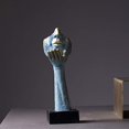 thumbnail image 1 of 1 pieza de decoración moderna, estatua, escultura de resina moderna, estatua, decoración de sala de estar, oficina, adorno artesanal creativo, 1 of 3