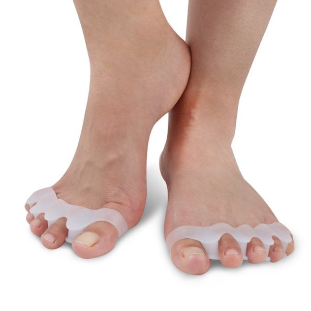 Pinkiou Toe Bunion Corrector Hammer Silicone Gel Toe Separators Foot Care Spacers Protector Guards 1 Pair
